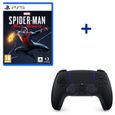 Pack PlayStation : Spider-Man Miles Morales PS5  + Manette DualSense Midnight Black-0