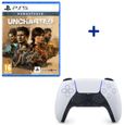 Pack PlayStation : Uncharted Legacy of Thieves Collection PS5  + Manette DualSense White/Blanche-0
