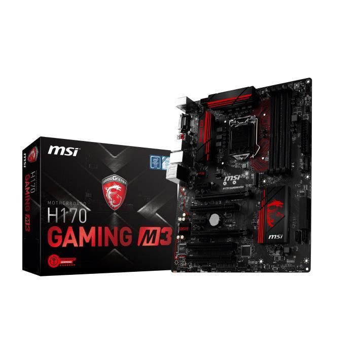 MSI carte mère H170 Gaming M3 - Msi