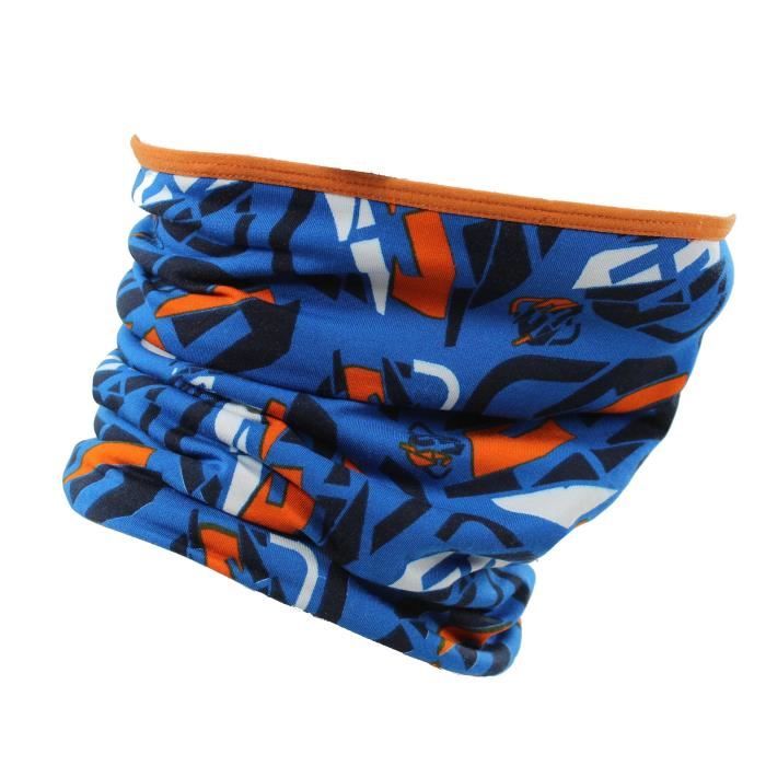 FREEGUN Tour de Cou Tubulard Foulard Smiley Noir