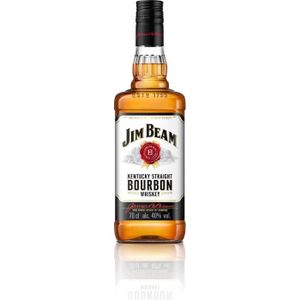 WHISKY BOURBON SCOTCH Whiskey Jim Beam White - Kentucky bourbon - USA - 