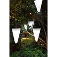 LUMISKY Balise suspendue lumineuse solaire LED -10x10x34cm - Blanc froid-3