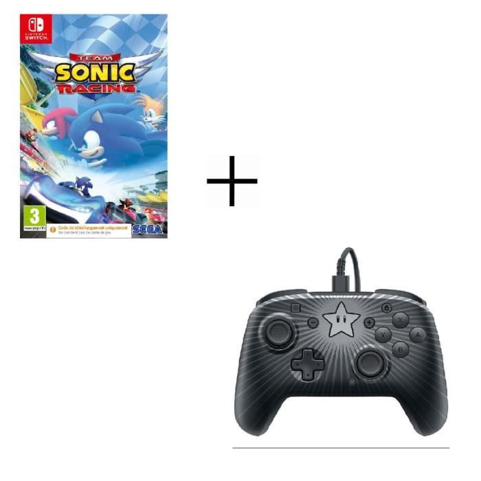 Jeu Nintendo switch Sonic Racing + Manette filaire