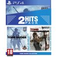 Pack Tomb Raider Edition Definitive + Rise of the Tomb Raider Jeux PS4 + Manette PS4 DualShock 4 Green Camo V2-1