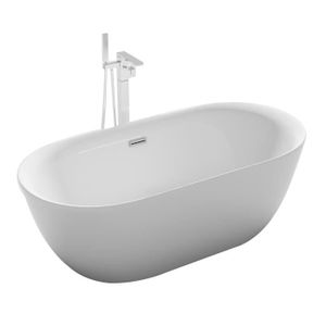 Baignoire Ilot Rectangulaire Ovale Design Retro Achat Vente Pas Cher