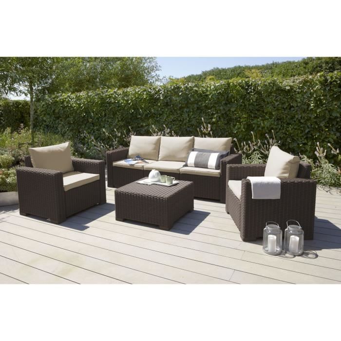 Allibert California Marron Achat Vente Pas Cher