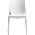 Chaise - DECLIKDECO - Victory - Blanc laqué - Polycarbonate - Design contemporain-0