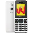 Téléphone portable - WIKO - Lubi 5 Blanc - GSM - 1,8" - 800 mAh - SMS/MMS-0