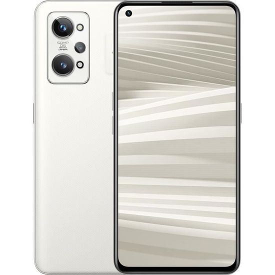 Smartphone Realme Gt 2 128 Go Paper White - Double SIM - Caméra avant - Android - Blanc