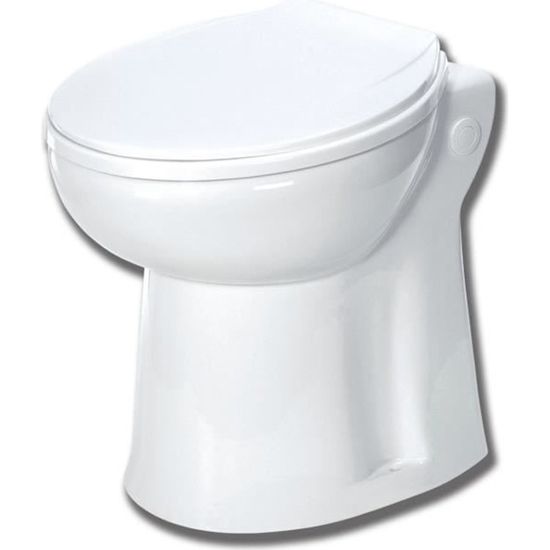 WC broyeur intégré - Setsan C - Simple cuve - Blanc - 40mm - 500W