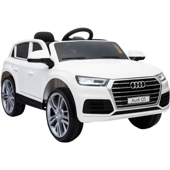 AUDI Q5 S-Line 12V blanc avec télécommande parentale - voiture électrique enfant