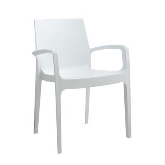 Igap Cream Chaise, Polypropyl&egrave;ne, Multicolore, 51 x 58 x 82 cm