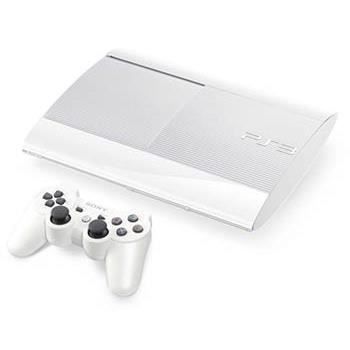 Sony Computer Entertainment Console Salon - Sony - PS3 Ultra Slim 12 Go Blanche - Design Léger Et Fonctionnalités Avancées