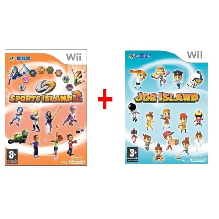 Pack Job + Sports Island 2 / Jeu Console Wii