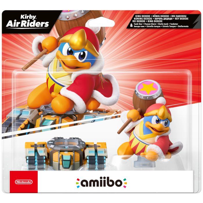 Figurine Amiibo Roi Dadidou & Étoile Tank • Collection Kirby