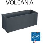 Jardinière Volcania - EDA - 98 L - Intérieur / Extérieur - Décor Pierre - 99,5 x 39 x H. 43 cm - Gris Anthracite