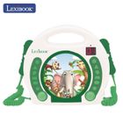Lecteur CD Karaoké Enfant - LEXIBOOK - Animaux - 2 micros - LED affichage - Répétition et programmation