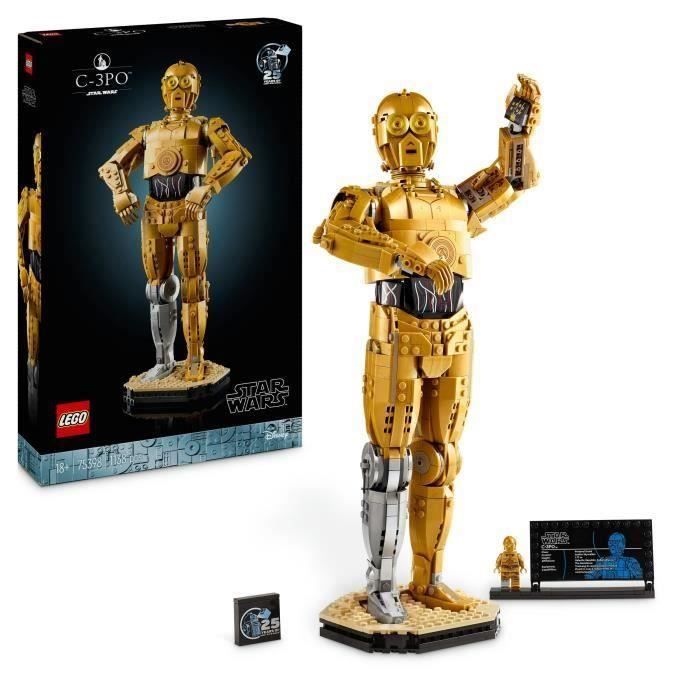 LEGO® Star Wars 75398 C-3PO - Figurine de Droïde à Construire - Maquette pour Adultes