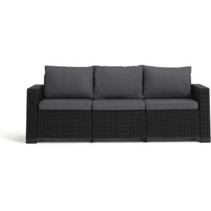 Lot De 4 Coussins Gris De Remplacement Pour Sofa D'extérieur Keter Allibert Carolina
