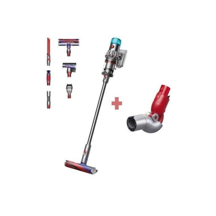 DYSON V12 Origin - Aspirateur Balai sans fil - 545 W - 120 AW - 60 min - Gris + Adaptateur meuble bas