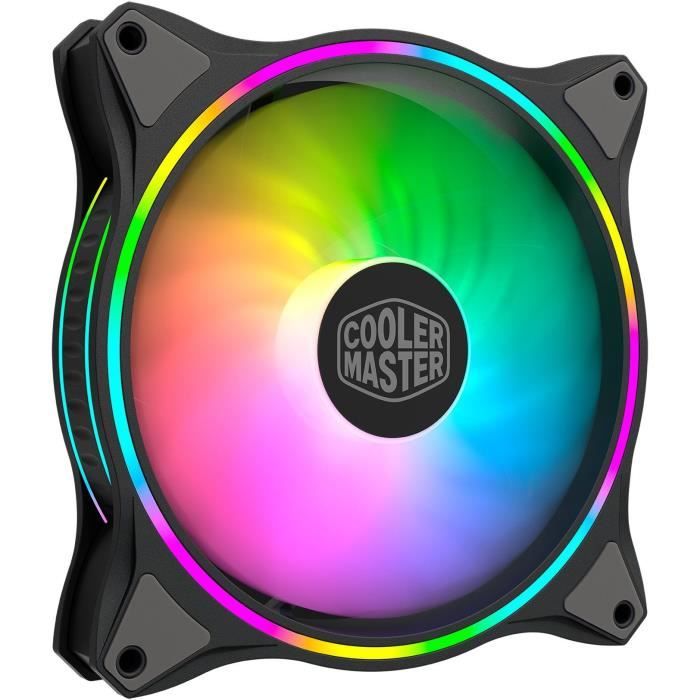 COOLER MASTER - MasterFan MF140 Halo ARGB - Ventillateur Châssis - Ventilateurs de Boîtier 140 mm (MFL-B4DN-15NPA-R1)
