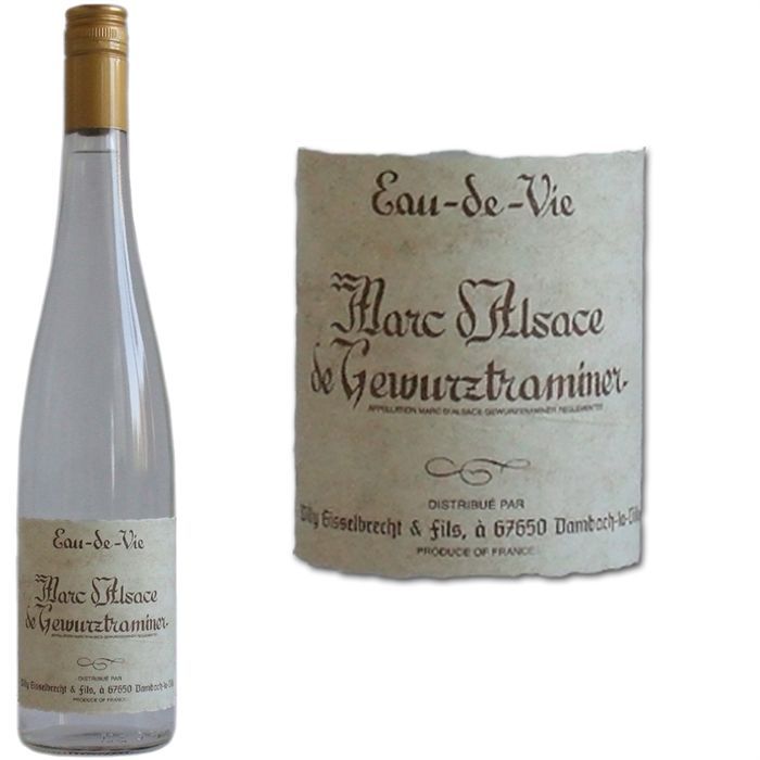 Marc de Gewurztraminer - Gisselbrecht - La cave Cdiscount