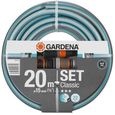 GARDENA Kit Tuyau d'arrosage Classic – Longueur 20m – Ø15mm – Haute résistance pression 22 bar maximum – Garantie 12 ans (18014-26)-0