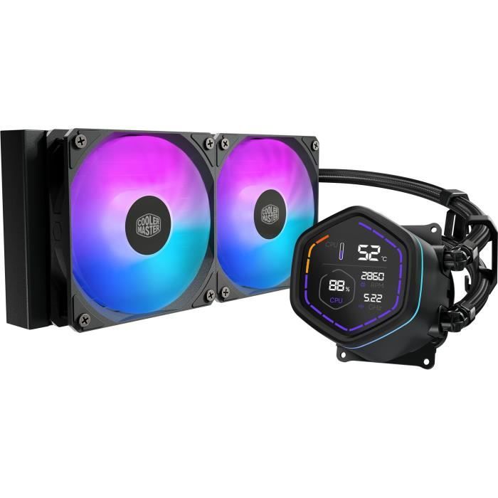Refroidisseur liquide AIO COOLER MASTER ML Core Nex Digital 240 ARGB 240mm - vue 8