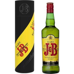 WHISKY BOURBON SCOTCH J&B Rare - Blended whisky - Ecosse - 40,0% Vol. - 