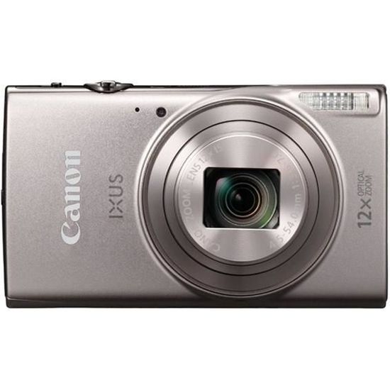 Appareil photo numérique Compact CANON IXUS 285 HS Argent - 21,1 mégapixels - Zoom optique 12x - Full HD