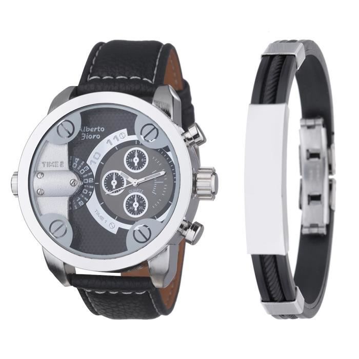 Parure Montre et Bracelet Homme Cdiscount Bijouterie
