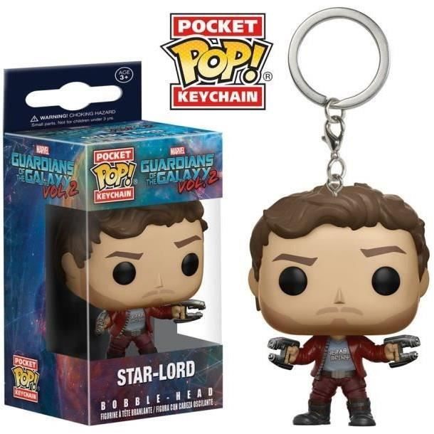 Porte-cl?� Funko Pocket Pop! Gardiens de la galaxie 2 : Star-Lord Star-Lord - Cdiscount Bagagerie 