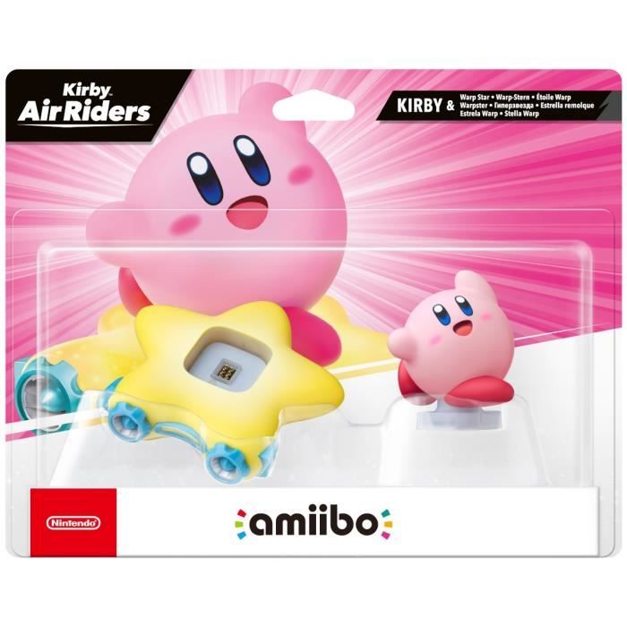 Figurine amiibo Kirby et Etoile Warp collection Kirby Air Riders