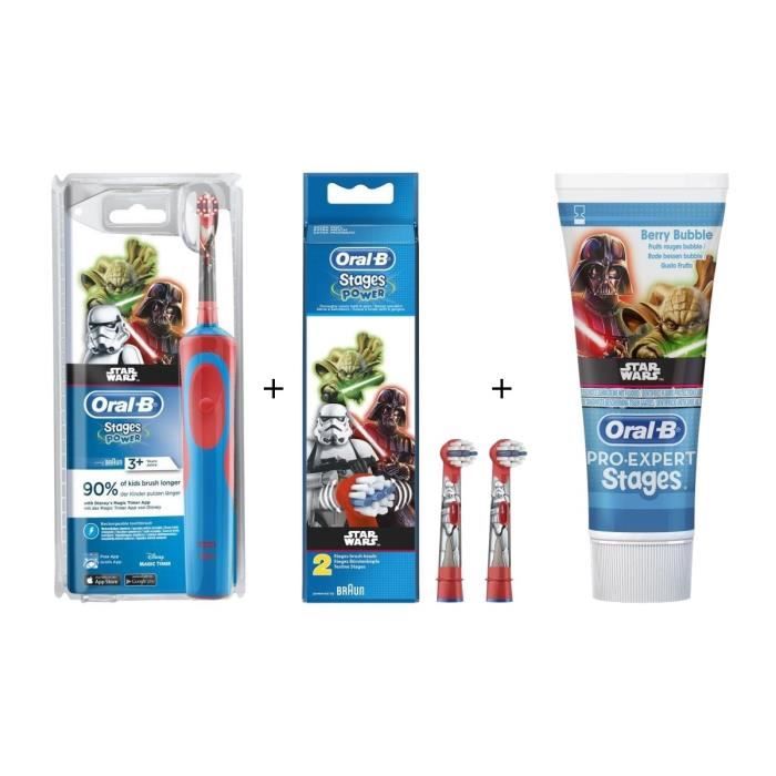Brosse à Dents Enfant Star Wars Mandalorien – Extra Douce Pour Enfants Dès 3 Ans – Oral-B – Neuf
