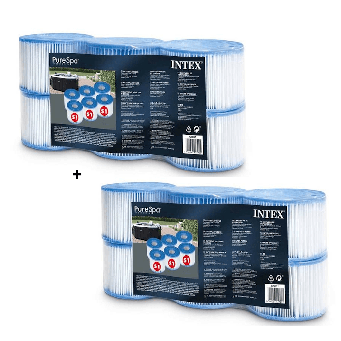 Lot de 10 cartouches de filtration pour Pure Spa INTEX Intex 29011 - vue 4