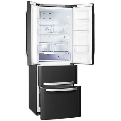 HOTPOINT E4DAAXC - Réfrigérateur multi-portes - 402L (292+110) - Froid  ventilé - A+ - L 70cm x H 195cm - Silver - eMALLYSTORE