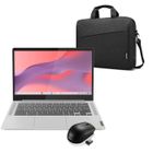 PC Portable Chromebook LENOVO IdeaPad Slim 3 14M868 | Chrome OS - 14'' FHD - MT8186 - RAM 4 Go - 64 Go - AZERTY + Souris + Sacoche