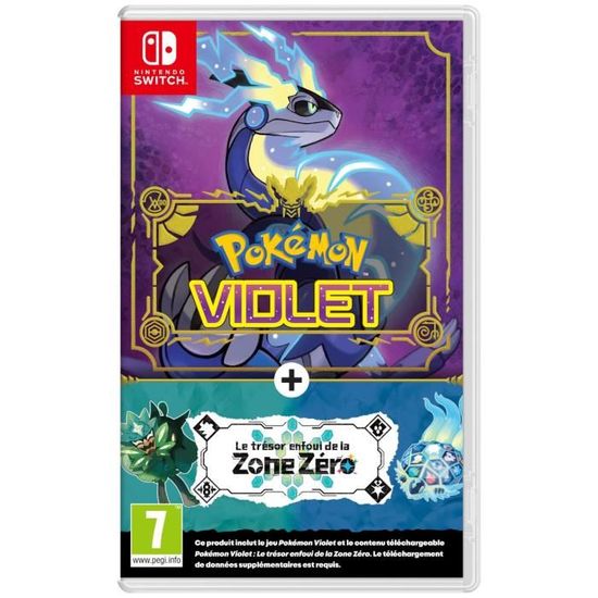 Pokémon Violet + Pass d'Extension "Le trésor enfoui de la Zone Zéro" - Édition Bundle • Jeu Nintendo Switch