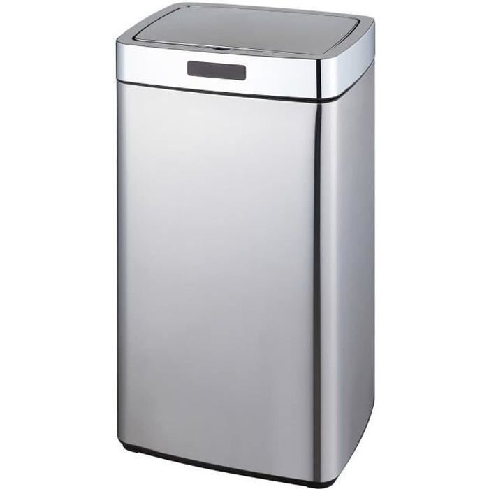 Kitchen Move Poubelle De Cuisine Automatique Sensor Carree 45l Chrome Achat Vente Poubelle Corbeille Poubelle Auto Carree 45l Chr Cdiscount