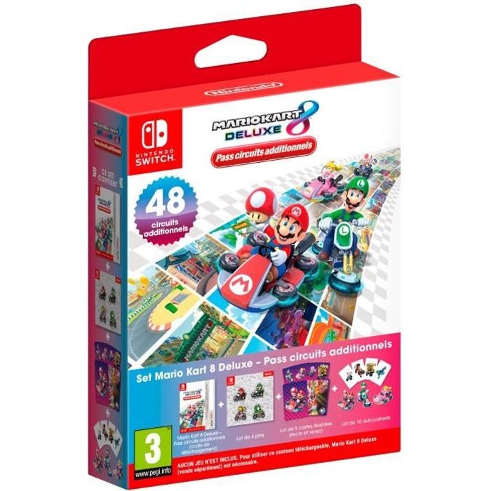 Set Pass Circuits Additionnels de Mario Kart 8 Deluxe - Édition Standard