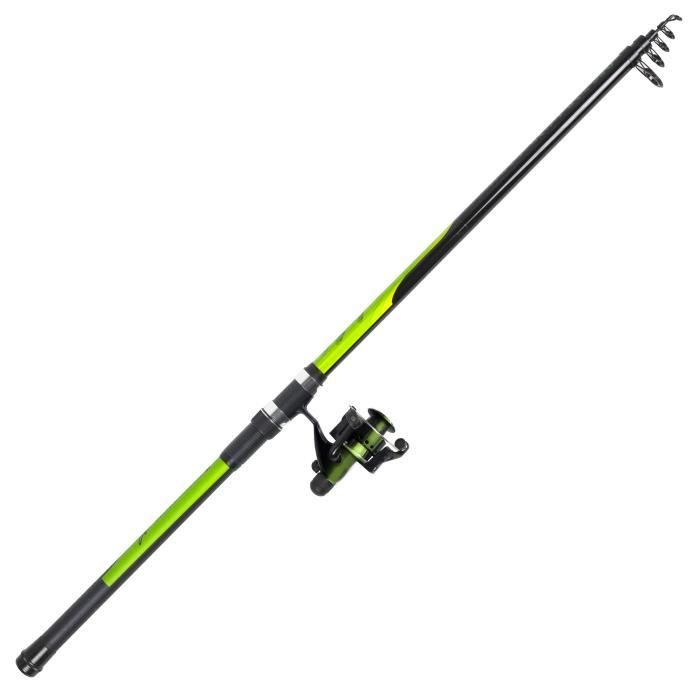 ASTUCIT Ensemble Canne à carnassiers télescopique Drachko Canne carnassier telescopique Achat Vente pas cher