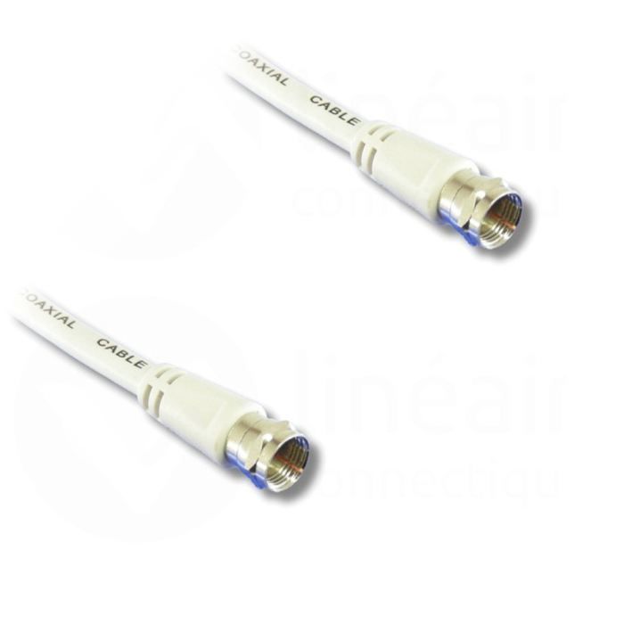 LINEAIRE TVSATG Câble coaxial satellite 5m - Cdiscount TV Son Photo
