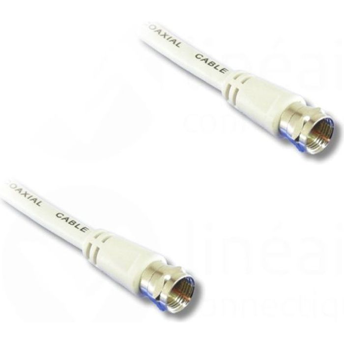 LINEAIRE TVSATH Câble coaxial satellite 10m