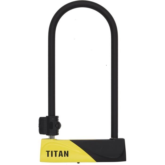 ANTIVOL VELO U AUVRAY TITAN 165x245 mm (DIAM 12 mm) AVEC SUPPORT