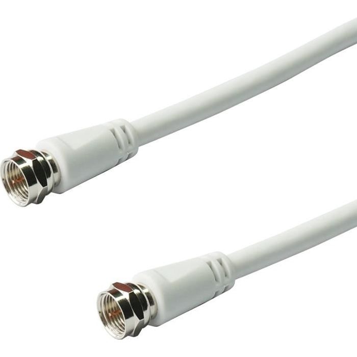 Câble coaxial 21 VATCA PH Blanc 15m