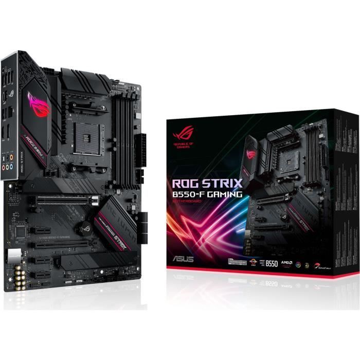 Carte mère – ASUS – ROG STRIX B550-F GAMING – AMD B550 – Emplacement AM4 ATX