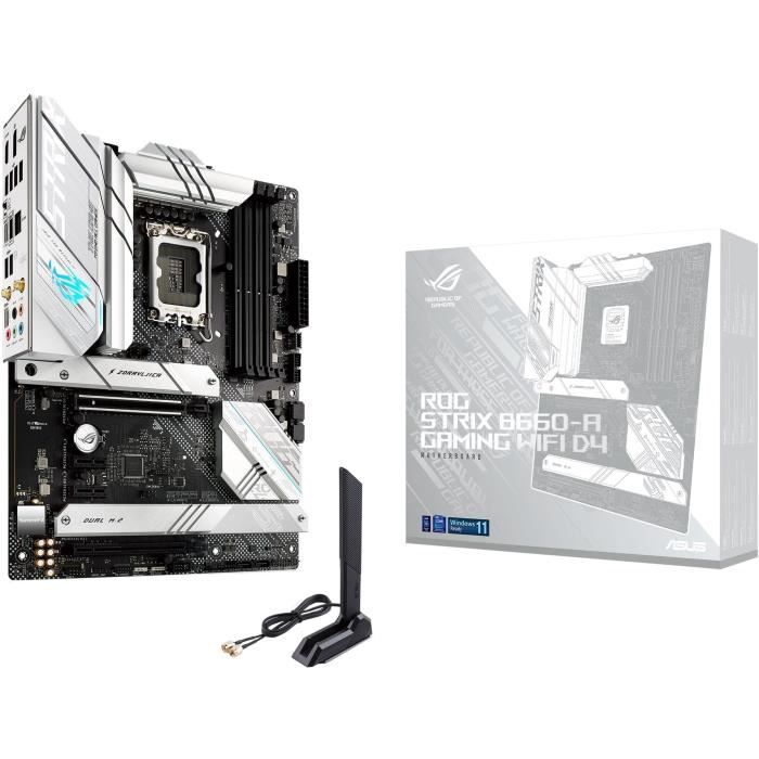 Carte Mère – ASUS – ROG STRIX B660-A GAMING WIFI D4 –  (90MB18S0-M0EAY0)