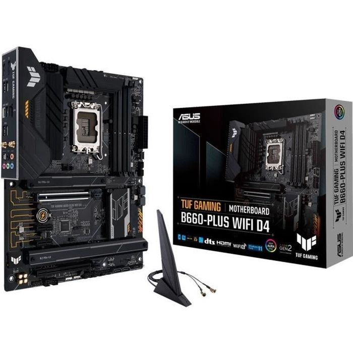 Carte Mère – ASUS – TUF GAMING B660-PLUS WIFI D4 –  (90MB1920-M0EAY0)