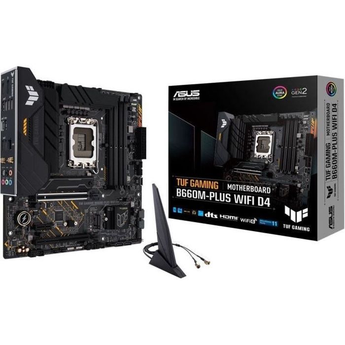 Carte Mere ASUS TUF GAMING B660M PLUS WIFI D4 90MB1930 M0EAY0
