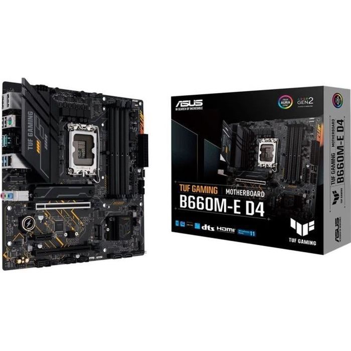 Carte Mère ASUS TUF GAMING B660M E D4 90MB19J0 M0EAY0